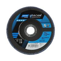 Norton Fächerscheibe Schleifmopteller 150x22 R842 60 Vulcan für Metallbearbeitung
