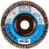 LUKAS Fächerscheibe Fächerscheiben Schleifscheibe SLTC Ø 125 mm Korn 40