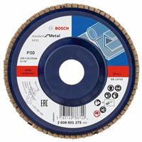 BOSCH Fächerschleifscheibe X431 Standard für Metall, gerade, Ø 125 mm, 60, Kunststoff