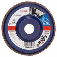 BOSCH Fächerschleifscheibe X571 Best für Metall, gerade, Ø 125 mm, 60, Kunststoff