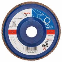 BOSCH Fächerschleifscheibe X551 Expert für Metall, gerade, Ø 125 mm, 40, Kunststoff