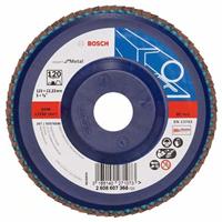 BOSCH Fächerschleifscheibe X551 Expert für Metall, gerade, Ø 125 mm, 120, Kunststoff