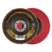 RHODIUS Fächerschleifscheibe Fächerscheibe JUMBO SPEED Ø 115 mm Korn 60