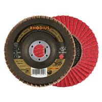 RHODIUS Fächerschleifscheibe Fächerscheibe JUMBO SPEED Ø 125 mm Korn 40