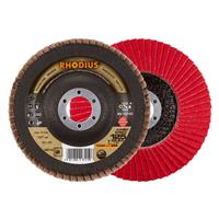 RHODIUS Fächerschleifscheibe Fächerscheibe JUMBO SPEED Ø 125 mm Korn 80