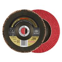 RHODIUS Fächerschleifscheibe Fächerscheibe JUMBO SPEED Ø 150 mm Korn 40
