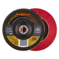 RHODIUS Fächerschleifscheibe Fächerscheibe JUMBO SPEED Ø 180 mm Korn 40
