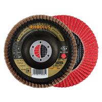 RHODIUS Fächerschleifscheibe Fächerscheibe LSK FK Ø 125 mm Korn 40