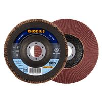 RHODIUS Fächerschleifscheibe Fächerscheibe LSA F1 Ø 125 mm Korn 120