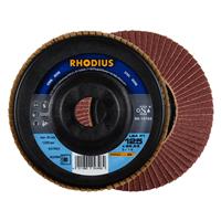 RHODIUS Fächerschleifscheibe Fächerscheibe LSA P1 Ø 125 mm Korn 80
