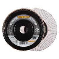 RHODIUS Fächerschleifscheibe Fächerscheibe LGA ALU PACK Ø 125 mm Korn 60