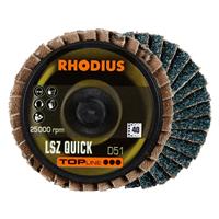 RHODIUS Zirkonlamellenschleifscheibe Fächerscheibe QUICK Ø 51 mm Korn 40