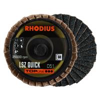 RHODIUS Zirkonlamellenschleifscheibe Fächerscheibe QUICK Ø 51 mm Korn 60