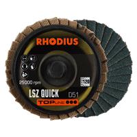 RHODIUS Zirkonlamellenschleifscheibe Fächerscheibe QUICK Ø 51 mm Korn 120