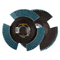 RHODIUS Fächerschleifscheibe Fächerscheibe VISION PRO Ø 115 mm Korn 60