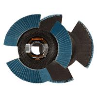 RHODIUS Fächerschleifscheibe Fächerscheibe VISION PRO PACK Ø 125 mm Korn 80