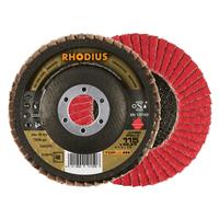 RHODIUS Fächerschleifscheibe Fächerscheibe JUMBO SPEED G Ø 125 mm Korn 40