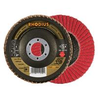 RHODIUS Fächerschleifscheibe Fächerscheibe JUMBO SPEED G Ø 115 mm Korn 60