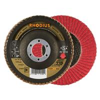 RHODIUS Fächerschleifscheibe Fächerscheibe JUMBO SPEED G Ø 115 mm Korn 80