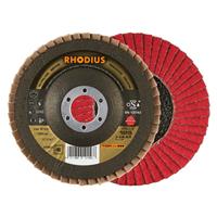 RHODIUS Fächerschleifscheibe Fächerscheibe JUMBO SPEED G Ø 115 mm Korn 40