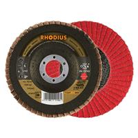 RHODIUS Fächerschleifscheibe Fächerscheibe JUMBO SPEED G Ø 125 mm Korn 60