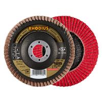 RHODIUS Fächerschleifscheibe Fächerscheibe LGK FK Ø 125 mm Korn 40