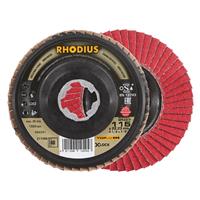 RHODIUS Fächerschleifscheibe Fächerscheibe  SPEED P X-LOCK Ø 115 mm Korn 60