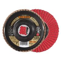 RHODIUS Fächerschleifscheibe Fächerscheibe  SPEED P X-LOCK Ø 125 mm Korn 40