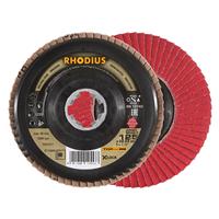 RHODIUS Fächerschleifscheibe Fächerscheibe  SPEED P X-LOCK Ø 125 mm Korn 80