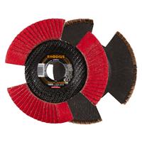 RHODIUS Fächerschleifscheibe Fächerscheibe VISION SPEED Ø 125 mm Korn 60