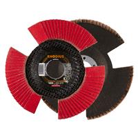 RHODIUS Fächerschleifscheibe Fächerscheibe VISION SPEED Ø 125 mm Korn 80