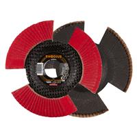 RHODIUS Fächerschleifscheibe Fächerscheibe VISION SPEED Ø 125 mm Korn 120