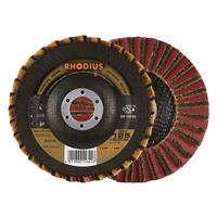 RHODIUS Fächerschleifscheibe Fächerscheibe VSK F Ø 125 mm Korn A60 coarse