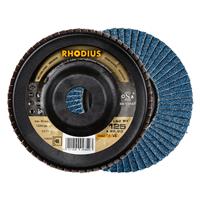 RHODIUS Fächerschleifscheibe Fächerscheibe LSZ P1 Ø 125 mm Korn 40