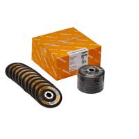 RHODIUS Fächerschleifscheibe Fächerscheibe LSZ F2  Ø 115 mm Korn 60